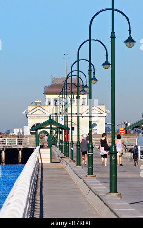 Melbourne Scenic /  'St.Kilda Pier' in Melbourne Victoria Australia. Stock Photo