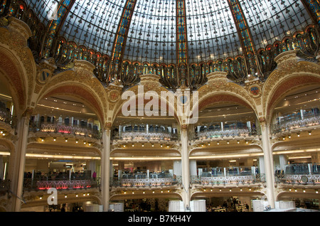 Galeries Lafayette department store Paris 9e arr. Ile de France. France Stock Photo