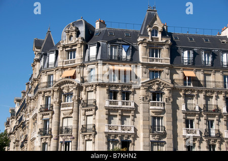 Haussmannien building in Paris. France. Stock Photo