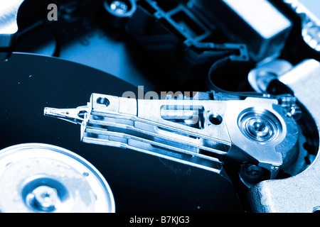 Macro photo - Hard Disk Drive Stock Photo