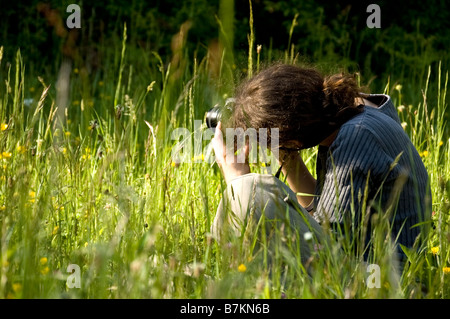 Caught in action Stock Photo