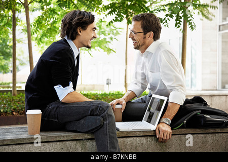 Colleagues having coffee Stock Photo