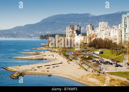 Vancouver, British Columbia, Canada, home of the 2010 winter Olympic games Stock Photo