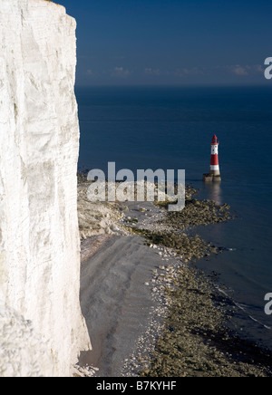 Beachy Head lighthouse, Beachy Head, East Sussex, UK Stock Photo