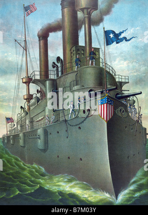 Olympia Steel - Pittsburgh - Rear Admiral Dewey's flagship 'Olympia' Stock Photo