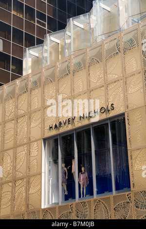 Lighted Facades at Harvey Nichols and Louis Vuitton Hong Kong