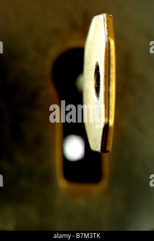 'Key and keyhole' Stock Photo