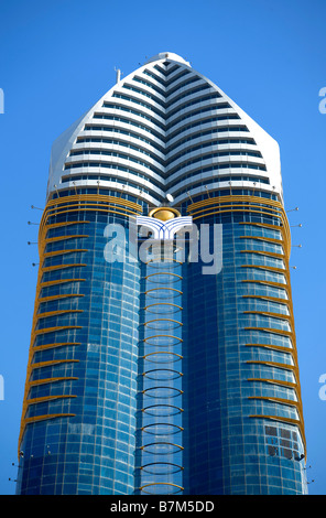 Building on Sheik Zayed road at Dubai Stock Photo