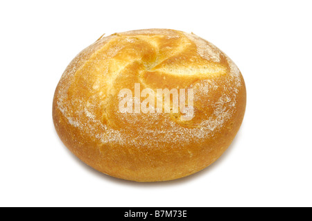 Plain Kaiser Roll/Bun Stock Photo