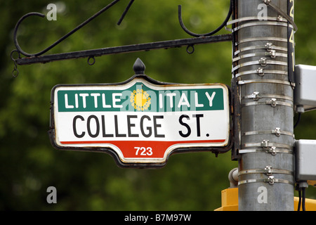 Little Italy, Toronto, Ontario, Canada Stock Photo