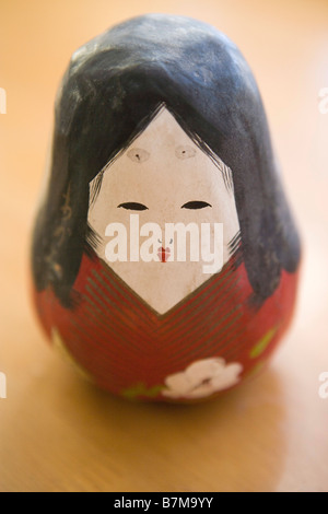 antique japanese doll folk craft Stock Photo