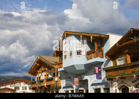 Leavenworth Bavarian Village Washington State USA Stock Photo