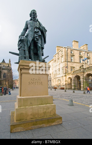 Statue of Adam Smith in the Royal Mile, Edinburgh Stock Photo