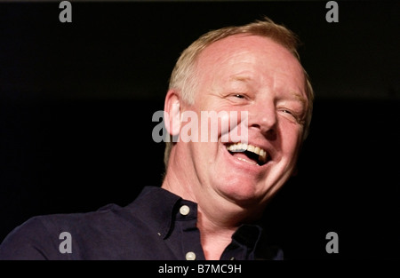 British comedian and entertainer Les Dennis pictured at The Guardian Hay Festival 2008 Hay on Wye Powys Wales UK EU Stock Photo