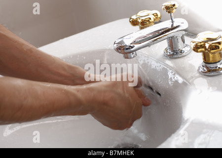 Washing Hands Stock Photo