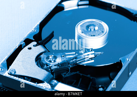 Macro photo - Hard Disk Drive Stock Photo