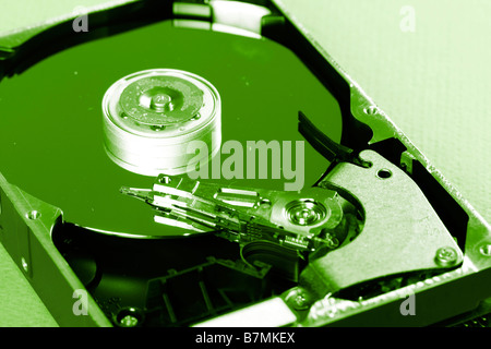 Macro photo - Hard Disk Drive Stock Photo
