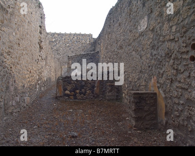 Ruins of Pompei Campania Italy Europe World Heritage Site Stock Photo
