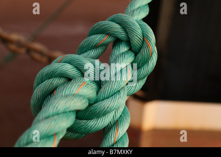 close up of sailor's knot Stock Photo