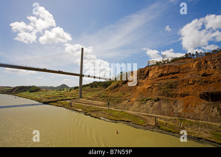 Centennial Bridge Panama Canal Panama Central America Stock Photo