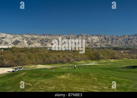 Desert Dunes Golf Club course architect Robert Trent Jones Jr Coachella Valley CA California Scenic golf course near Palm Spring Stock Photo