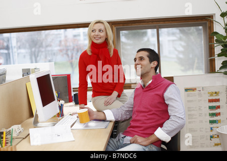 People working in the office Stock Photo