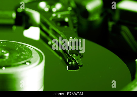 Macro photo - Hard Disk Drive Stock Photo