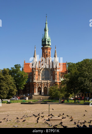 Poland Krakow Podgorze district St Josef s Church Stock Photo