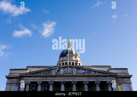 Roof and dome of Nottingham Council House, City Hall of Nottingham, England. Stock Photo
