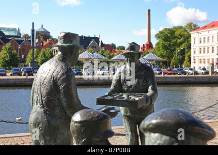 Sweden, Gothenburg, Feskekorka Fish Market Stock Photo