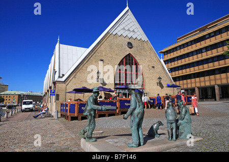 Sweden, Gothenburg, Feskekorka Fish Market, 'the Fish Church' Stock Photo