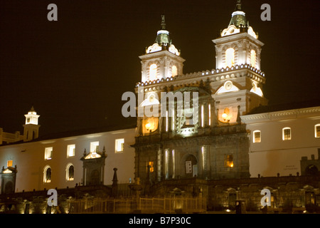 Ecuador Quito San Francisco church & convent Stock Photo