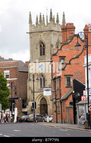 St Michael's Church now the Heritage centre on Bridge Street in the centre of the old medieval city of Chester England Stock Photo