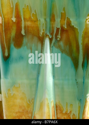 art deco pottery vase, detail Stock Photo