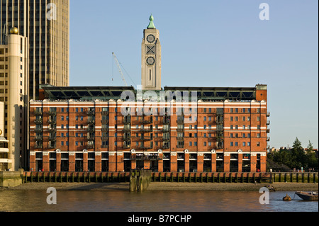 OXO Tower Harvey Nichols London River Thames Stock Photo