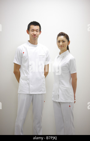 Smiling nurses Stock Photo