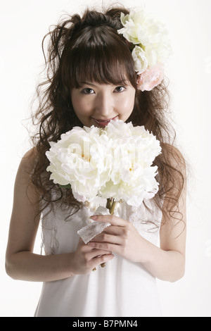 A smiling bride Stock Photo