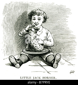 Little Jack Horner Nursery Rhyme Little Jack Horner is a nursery rhyme. It has the Roud Folk Song Index number of 13027. Litt Stock Photo