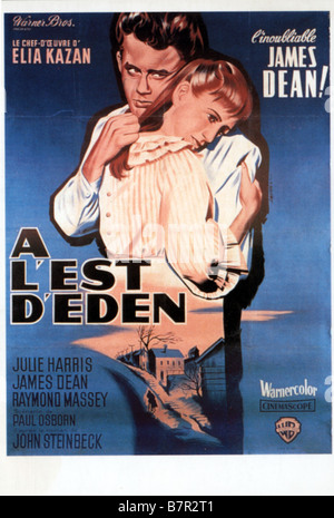 East of Eden  Year: 1955 USA Directed by Elia Kazan Movie poster (Fr) Stock Photo
