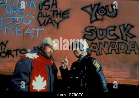 Canadian bacon Year: 1995 USA John Candy,James Belushi  Director: Michael Moore Stock Photo