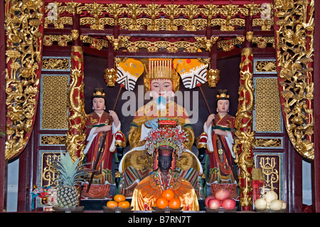 Singapore Thian Hock Keng Temple also Tianfu Gong Temple Chinese Temple of Heavenly Happiness Chinatown Stock Photo