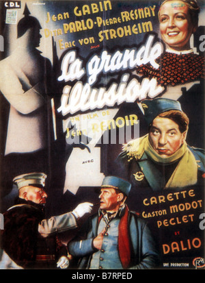 La Grande illusion Year: 1937 - France Director: Jean Renoir Movie poster (Fr) Stock Photo