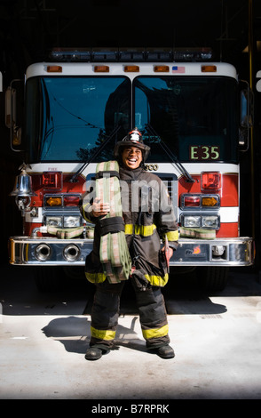 firefighter, portrait of fireman woman firefighter