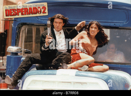 Desperado II Once Upon a Time in Mexico  Year: 2003 - Mexico / USA Antonio Banderas, Salma Hayek  Director: Robert Rodriguez Stock Photo