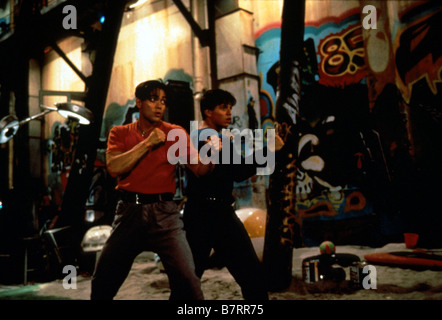 Original Film Title: DOUBLE DRAGON. English Title: DOUBLE DRAGON. Film  Director: JAMES YUKICH. Year: 1994. Stars: SCOTT WOLF; MARK DACASCOS.  Credit: COLUMBIA TRI STAR / VOLLICK, TOM / Album Stock Photo - Alamy