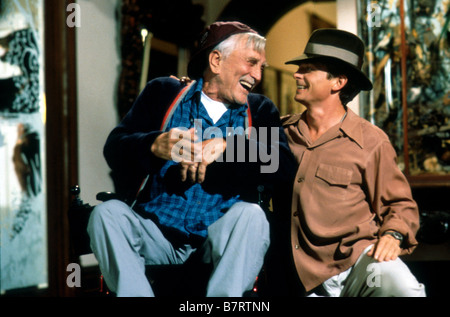 Greedy Year: 1994 USA Kirk Douglas, Michael J. Fox  Director: Jonathan Lynn Stock Photo