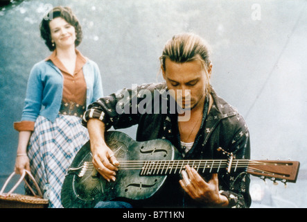 Chocolat Year: 2000 - UK / USA Johnny Depp, Juliette Binoche  Director: Lasse Hallström Stock Photo