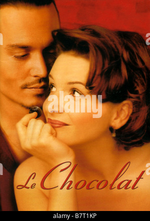 Chocolat Year: 2000 - UK / USA Johnny Depp Juliette Binoche  Director: Lasse Hallström Stock Photo