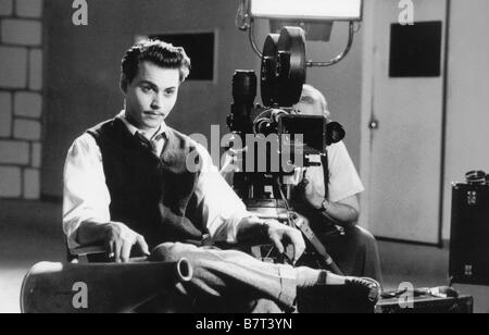 Ed Wood Year : 1994 USA Director : Tim Burton Johnny Depp Stock Photo