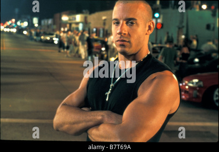 The Fast and the Furious  Year: 2001 USA Vin Diesel  Director: Rob Cohen Stock Photo